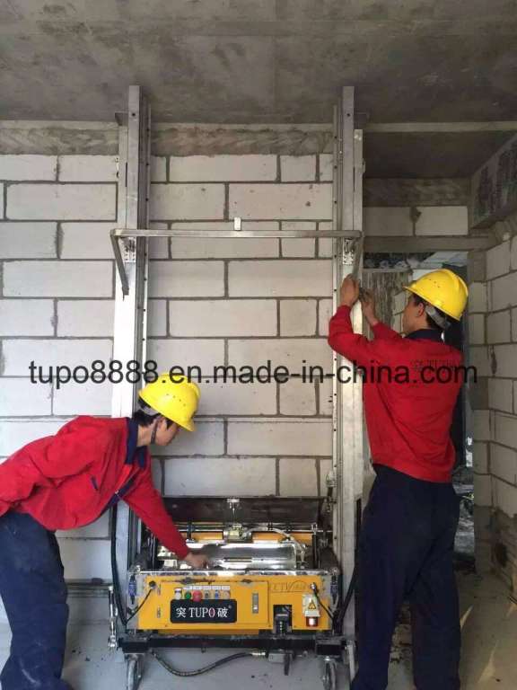 Tower Construction Auto Concrete Plaster Machine