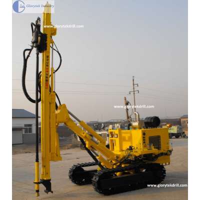 Portable and economic HF100YA2 down the hole DTH drilling rig for blasting rock